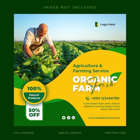 Agriculture Banner Design, Agriculture Poster Design Ideas, Agriculture Ads, Agriculture Social Media Design, Poster About Agriculture, Facebook Poster, Agriculture Design, Job Poster, Pamphlet Design