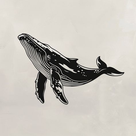 Whale Line Drawing, Humpback Whale Illustration, Shark Reference, Whale Tattoo Design, Whales Illustration, Drawing Whale, Whale Icon, Illustration Whale, Humpback Whale Tattoo