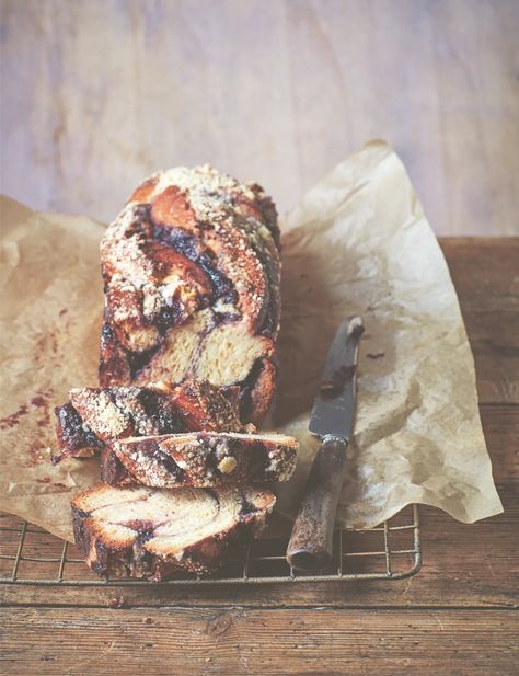 Wild blueberry and almond babka loaf | House & Garden Blueberry Babka, Whiskey Sauce, Sticky Date, Braided Bread, Cosy Winter, Wild Blueberries, Streusel Topping, Ground Almonds, Home Baking