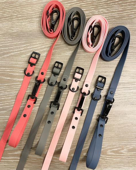 Waterproof High Quality PVC Dog Leash, Multiple Color Options and Size Options , Small / Medium / Large Modern Dog Leash, Dog Leash And Collar, Leash And Collar, Waterproof Dog Collar, Diy Leather Projects, Dog Things, Modern Dog, Leather Projects, Leather Diy