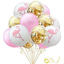 Unicorn Party Balloons, Flamingo Party Supplies, Unicorn Balloons, Flamingo Party Decor, Flamingo Balloons, Confetti Balloons Birthday, Bride To Be Balloons, Tropical Party Decorations, Hawaiian Party Decorations