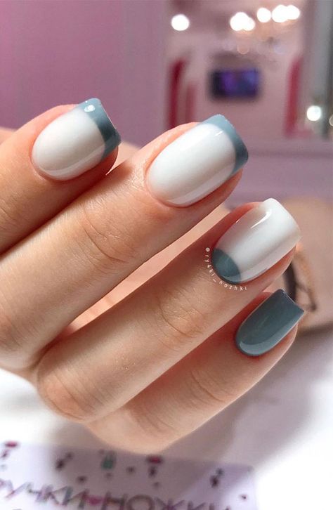 Classic French Tip, French Nail Tips, Beautiful Nail Art Designs, Half Moon Nails, Art Designs Ideas, Moon Nails, Subtle Nails, Minimal Nails, Work Nails