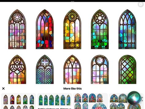 Drawing Stained Glass Windows, Stain Glass Window Drawing, Stained Glass Window Drawing, Stainglass Window Art, Drawing Cathedral, Stained Glass Windows Patterns, Stained Glass Window Tattoo, Gothic Stained Glass Windows, Catholic Church Stained Glass