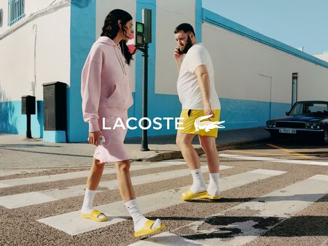 New Lacoste campaign emphasises the brand’s ageless style The Sugarhill Gang, Lacoste Polo Shirts, Best Mate, Lacoste Polo, Ageless Style, Hula Hoop, Sport Socks, Look Cool, Grand Prix