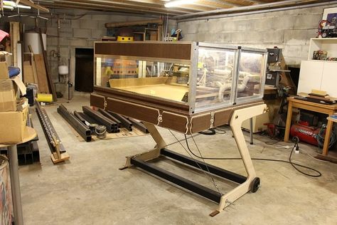 Folding Cabinet, 3d Printer Enclosure, X Carve, Diy Cnc Router, Woodworking Shop Layout, Garage Door Design, 3d Cnc, Diy Cnc, Workshop Ideas