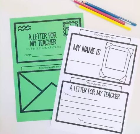 Little Learner Hub on Instagram: "Set the tone for an amazing school year with our Back-to-School Letter Kit! 📚✉️ Engage your students with a special letter from you and a fun writing activity. This envelope craftivity, inspired by Shannon Olsen’s book, ensures a memorable keepsake. Editable PowerPoint and PDF versions included, making it easy to customize. 🌈📝 #BackToSchool #TeacherStudentConnection #alettertomyteacheronthefirstdayofschool #aussieteachers #aussieteachertribe" Fun Writing Activities, Special Letters, School Resources, Writing Activities, School Activities, First Grade, Teacher Resources, School Year, Back To School