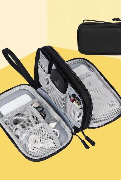 Tech Travel Organizer, Travel Electronics Organizer, Charger Cord Organization, Tech Organizer, Charger Organizer, Tech Organization, Phone Chargers, Cord Storage, Electronic Organization