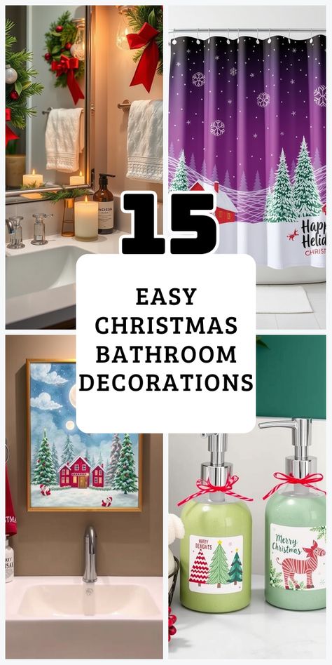 Elegant white Christmas tree decor ideas that bring sophistication to your space! Discover stunning ways to style a winter-inspired tree. (Save for your decor board!) Decorating Bathroom For Christmas, Bathroom Christmas Decor Ideas, Christmas Bathroom Ideas, Christmas Bathroom Decor Ideas, Christmas Tree Decorating Tips, Elegant Bathroom Decor, White Christmas Tree Decorations, Holiday Scented Candles, Holiday Bathroom