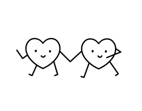 Cute Simple Doodles Love, Mini Love Doodles, Tiny Love Drawings, Small Cute Drawings Easy Love, Love Mini Drawing, Friendship Illustration Art Aesthetic, Cute Small Drawings For Boyfriend, Cute Small Easy Doodles Love, Cute Small Love Drawings