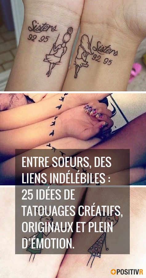 Tatouages de sœurs : 25 idées de dessins pour l'éternité Infinity Tattoo, Art Designs, Bullet Journal, Art Design, Tattoos