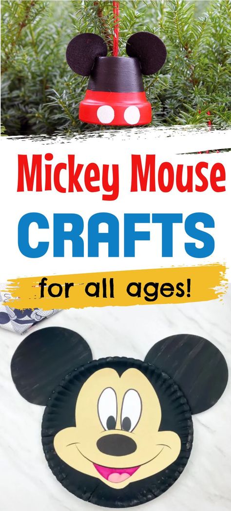 Easy Mickey Mouse Craft Ideas for Kids & Adults Mickey Mouse Mask For Kids, Mickey Mouse Craft Ideas, Mickey Mouse Crafts For Adults, Mickey Mouse Crafts For Preschoolers, Mickey Mouse Crafts For Kids, Mickey Mouse Crafts For Toddlers, Mickey Mouse Preschool, Minnie Mouse Template, Disney Camp