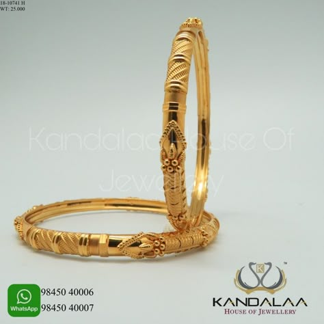 Mauryan Empire, Fancy Items, Gold Necklace Price, Simple Gold Bangle, Solid Gold Bangle, 22k Gold Bangles, Temple Jewelry Necklace, Bangle Design, Real Gold Chains