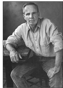 Photo of McCarthy from "The Crossing" (flyleaf). (Found at http://allliteraryauthors.com/Cormac_McCarthy.htm) Blood Meridian, Cormac Mccarthy, Mc Carthy, Michel De Montaigne, Francis Bacon, Writers And Poets, All The Pretty Horses, Book Writer, Pretty Horses