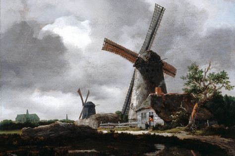 Jacob Van Ruisdael, Dulwich Picture Gallery, Windmill Art, John Constable, Google Art Project, Dutch Golden Age, Dutch Painters, Henri Rousseau, Art Uk