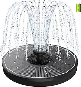 Solar Bird Bath Fountain, Diy Solar Fountain, Solar Bird Bath, Water Fountain Pumps, Water Gardens Pond, Solar Water Fountain, Small Pond, Bird Bath Fountain, Pond Water Features