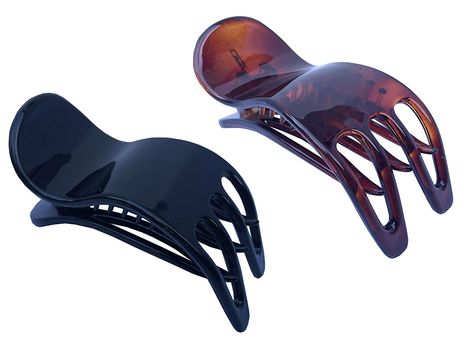 Parcelona French Bear Cub Paw Set of 2 Tortoise Shell and Black Celluloid Medium Side Slide In Jaw Yoga Hair Claw Clip * Check out the image by visiting the link. Long Fine Hair, Air Force Women, Black Claws, Yoga Hair, Bear Cub, Hair Claw Clip, Hair Claws, Bear Paws, Bear Cubs