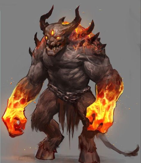 Lava Demon, Alien Concept Art, Monster Concept Art, Demon Art, Fantasy Monster, Fantasy Creatures Art, Game Character Design, Monster Design, Creature Concept Art