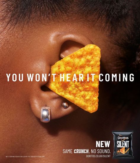 Doritos Silent |
    
    
    D&AD Awards 2024 Pencil Winner |
    Use of XR Participation Award, Spain Design, Food Graphic Design, Snack Chips, Graphite Pencils, Creative Skills, Graphic Design Projects, Creative Posters, Brand Experience