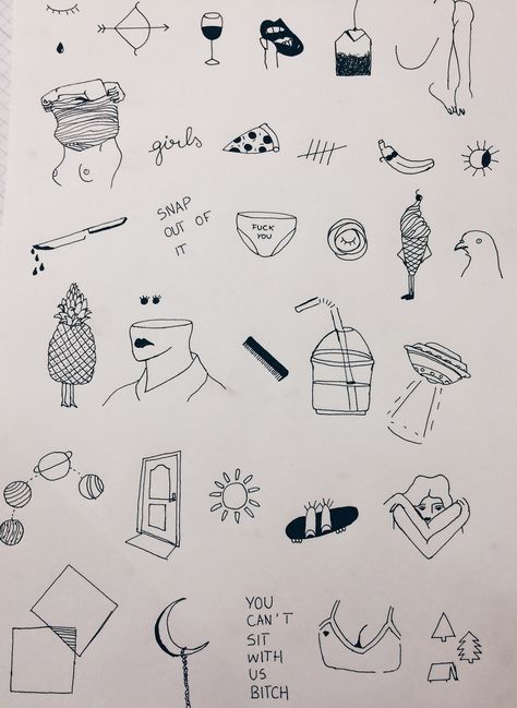 Opposites Tattoos Ideas, Small Architecture Tattoo, Abstract Simple Tattoo, Doodle Tatoos, Doodle Tattoo Ideas, Stick N Poke Tattoos, Poke Tattoo Ideas, Stick And Poke Tattoo Ideas, Flash Art Tattoos