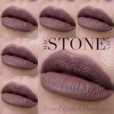 Mac Stone Lipstick Mac Stone Lipstick, Mac Stone, Mac Makeup Foundation, Mac Makeup Looks, Best Mac Makeup, Mac Lipsticks, Lipstick Hacks, Lipstick Mac, Tom Ford Makeup