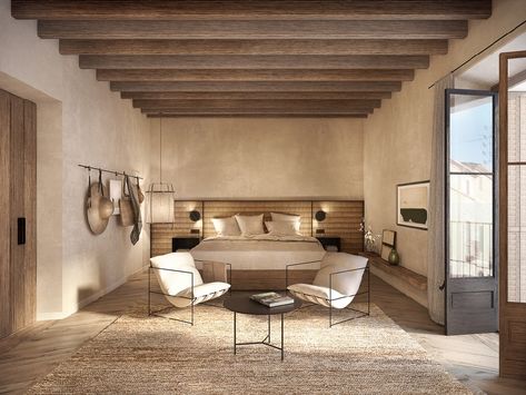 Can Ferrereta, Santanyi, Mallorca Spring 2020 | The team behind Sant Francesc Hotel Singular, Palma has meticulously restored a historic 17th century building, comprising 31 rooms and suites, surrounded by verdant gardens.  Many of the bedrooms will feature private patios and terraces, while the hotel’s signature suite will offer a private swimming pool and garden.  restaurant  two bars, a 25m swimming pool, gym and a beautifully designed spa with hammam and indoor pool. Can Ferrereta, Casa Cook Hotel, Bvlgari Hotel, Coiba, Casa Cook, Plans Architecture, Ace Hotel, Luxury Boutique Hotel, Bunk House