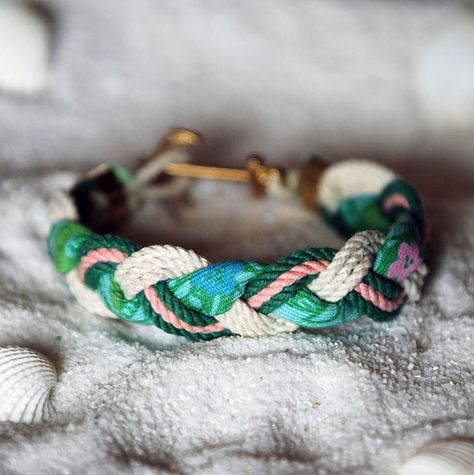 Such a love affair with KJP...esp. woven with Lilly P. Keil James Patrick, Kiel James Patrick Bracelet, Sailing Bracelet, Sarah Vickers, Lilly Pulitzer Fabric, Anchor Dress, Classy Girls Wear Pearls, Kiel James Patrick, Spring Bracelet