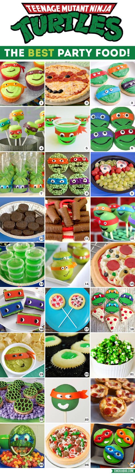 All the BEST Teenage Mutant Ninja Turtles party food ideas, together in one place! This makes party planning so easy!! #TMNT #TMNTparty Tmnt Party Food, Ninja Turtles Party, Mutant Ninja Turtles Party, Turtle Birthday Parties, Tmnt Birthday, Ninja Turtles Birthday Party, Tmnt Party, Ninja Party, Ninja Turtle Party