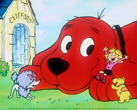 Clifford, el gran perro rojo - Doblaje Wiki - Wikia Cartoons Pictures, Blow Kiss, Nostalgic Cartoons, Beach Sunbathing, Nostalgia Childhood, Nostalgic Childhood, Clifford The Big Red Dog, Photo Cake Topper, Friends Pictures