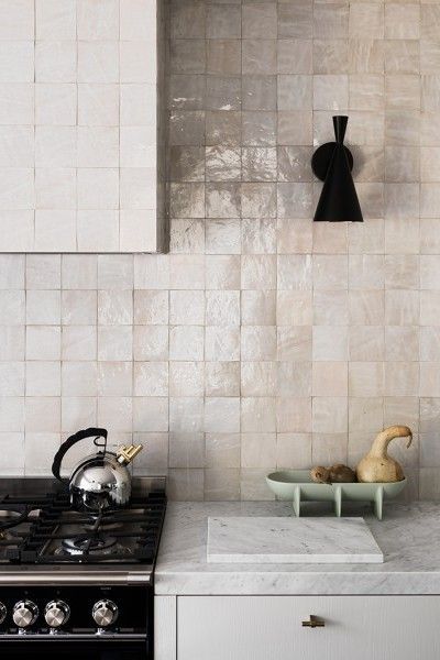 Versatile Zellige Tiles: Beauty and Durability for Every Room Square Zellige Backsplash, Square Tiles Kitchen, Zellige Tile Kitchen, Zellige Tile Backsplash, Moroccan Tiles Kitchen, Morocco House, Kitchen Niche, Big Boat, Learn Interior Design