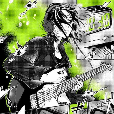 Arte Punk, Yuri Manga, Yuri Anime, Pics Art, Manhwa Manga, Manga Comics, Reading Lists, Neon Green, Manga Art