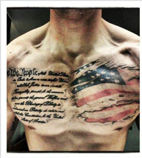 We the people We The People Chest Tattoo, Patriotic Tattoos, Greek Flag, Flag Tattoo, Sweet Tattoos, Chest Piece Tattoos, Chest Piece, Chest Tattoo, Tattoo Sketches