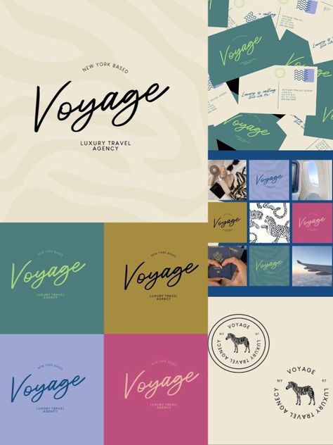 Travel Agency Branding Design, Travel Agency Logo Design Creative, Travel Blog Branding, Travel Company Branding, Travel Agent Branding, Travel Brand Identity, Luxury Travel Branding, Travel Agency Design, Travel Agency Branding