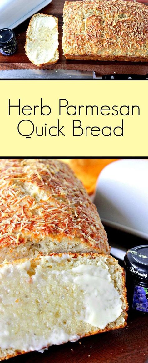 Italian Cheese Bread, No Yeast Bread, Herb Bread, Bread Machine Recipes, Monterey Jack, Quick Bread Recipes, Crumpets, Delicious Bread, Easy Bread