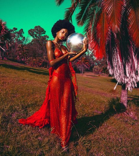 Ebonee Davis, Aesthetic Dress, Creative Photoshoot Ideas, It S My Birthday, Red Dress Women, Queen Hair, Next Top Model, Dress Aesthetic, Color Inspo