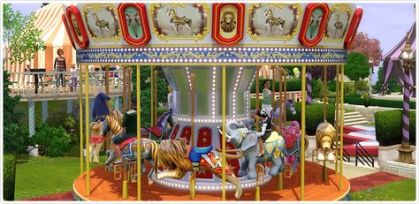 World of Wonder Carousel Collection - Store - The Sims™ 3 Sims 4 Carnival, Park Games, Carnival Theme, World Of Wonder, Nobody Knows, Carnival Themes, Carnival Games, Sims Community, Sims 4 Game