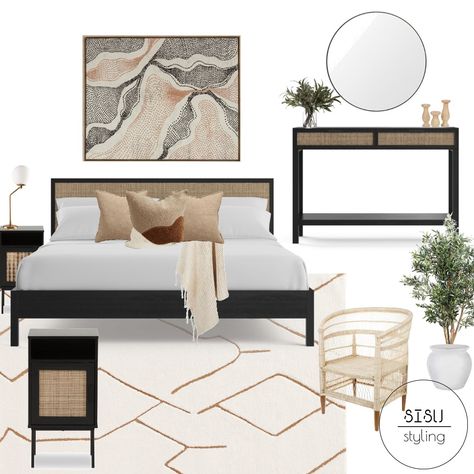 Black And Brown Bedroom, Design Mood Board, Bedroom Oasis, Brown Bedroom, Interior Design Mood Board, Bedroom Interior Design, Mood Board Design, Dream Bedroom, Cream And Gold