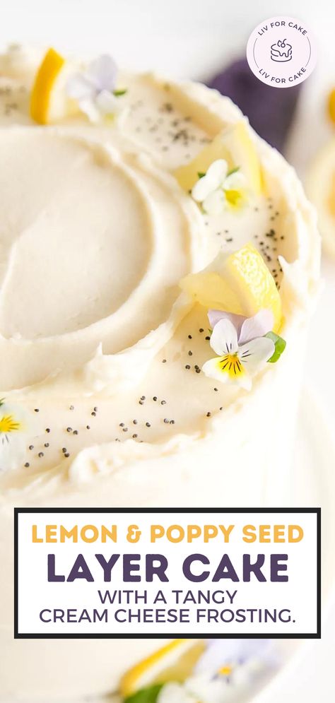 Lemon Poppy Seed Pudding Cake, Lemon Poppy Seed Cake With Cream Cheese Frosting, Lemon Raspberry Poppyseed Cake, Lemon And Poppyseed Cake, Lemon Poppyseed Pudding Cake, Moist Lemon Poppyseed Cake, Lemon Poppy Cake, Lemon And Poppy Seed Cake, Lemon Poppy Seed Cake Recipe