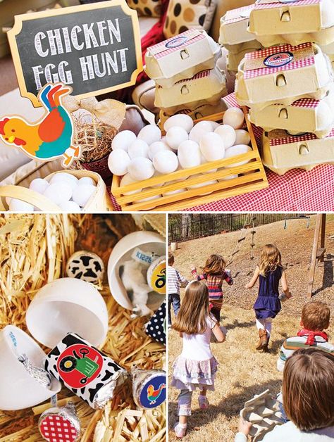 Barnyard Birthday Party Favors, Farm Birthday Party Favors, Farm Vbs, Petting Zoo Birthday, Farm Party Favors, Chicken Birthday, Chicken Party, Barnyard Bash, Farm Animals Birthday