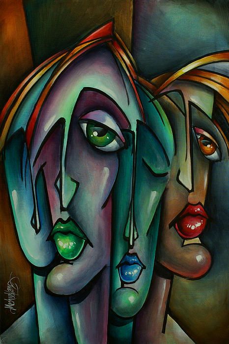 Michael Lang Apstraktne Art, Michael Lang, Art Noir, Mixed Media Art Canvas, Cubism Art, Abstract Face Art, Abstract Faces, Abstract Painting Acrylic, Cubism