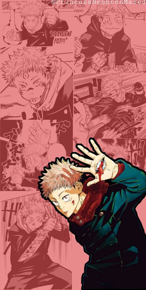 Jujutsu Kaisen (呪術廻戦, lit. "Sorcery Fight"): Yuji Itadori wallpaper Jujutsu Kaisen Yuji Wallpaper, Jujutsu Kaisen Yuji Itadori Wallpaper, Yuji Itadori Lockscreen, Yuji Wallpaper 4k, Jujutsu Kaisen Itadori Wallpaper, Yuji Itadori Manga Wallpaper, Yuji Itadori Wallpaper Aesthetic, Itadori Yuji Wallpaper, Itadori Yuuji Wallpaper