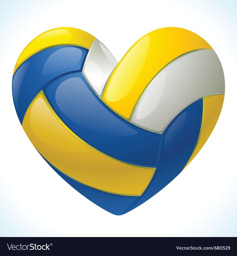 Heart Volleyball, Volleyball Illustration, Volleyball Heart, Tiger Vector, Fire Vector, Wedding Ring Shapes, Diamond Vector, Heart Vector, Hat Vector