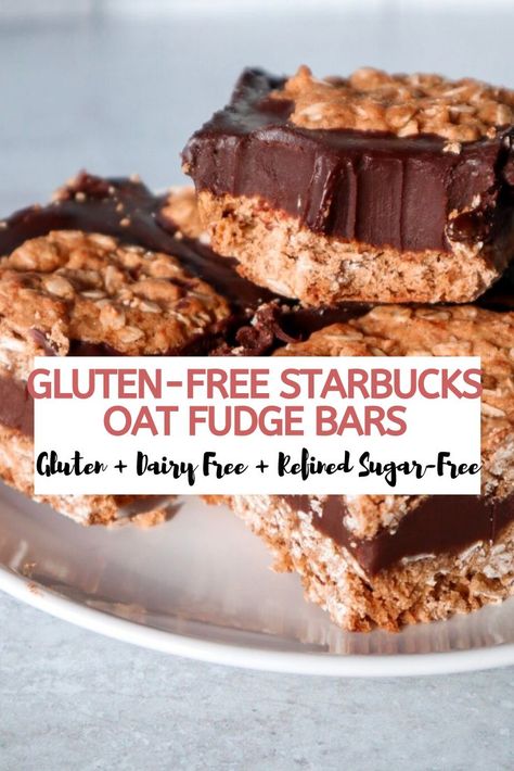 Oat Fudge Bars, Oat Fudge, Cookies Sans Gluten, Fudge Bars, Sweet Ideas, Desserts Vegan, Gf Desserts, Gluten Free Sweets, Dairy Free Dessert