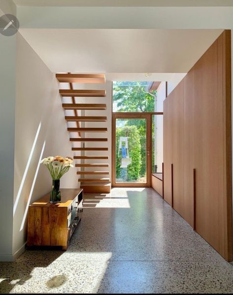 House Renovation, Entrance Hall, Mid Century Modern House, Stairs Design, House Entrance, Mid Century House, House Inspo, 인테리어 디자인, House Inspiration