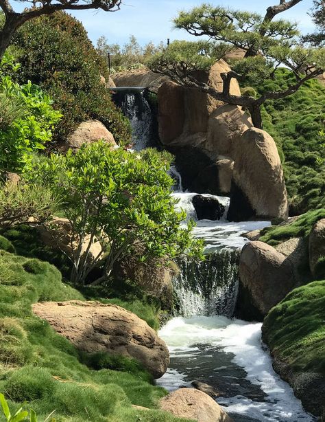 Floor Panels, Pond Construction, Weekend Inspiration, Beautiful Outdoor Living Spaces, Garden Pond Design, Stone Pool, Garden Waterfall, Japan Garden, California Garden