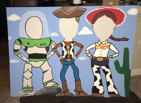 Toy Story Cutouts Diy, Toy Story Cutouts, Toy Story Photo Booth, Toy Story Pictures, Toy Story Party Decorations, Face Cut Out, Toy Story Characters, Story Birthday, Toy Story Birthday Party