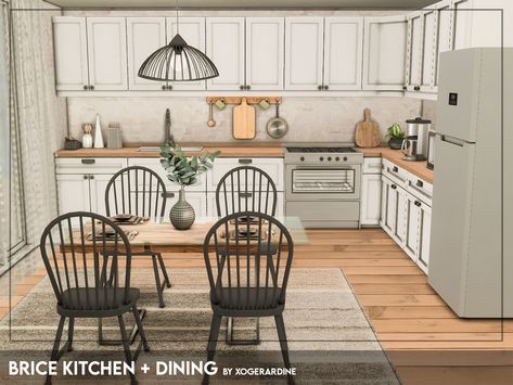 Sims 4 Kitchen Backsplash, Sims 4 Cozy Kitchen Cc, Sims 3 Kitchen Cc, Sims 4 Cc Country Kitchen, Sims 4 Cottage Kitchen Cc, The Sims Resource Sims 4 Furniture Kitchen, Sims Dining Room Cc, Sims 4 Cc Kitchen Table, Ts4 Dining Room Cc