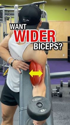 Wide Biceps Workout, Grow Biceps, Wider Biceps, Bicep Workout Gym, Big Biceps Workout, Bicep And Tricep Workout, Bodybuilding Workouts Routines, Best Gym Workout, Gym Workout Planner