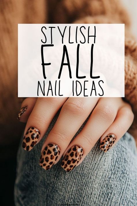 These fall nails scream warmth and boldness too. Get these trendy fall nail ideas that mix moody colors like espresso or glossy black to bright like clay mauve or smokey gray. Fall Almond Nail Designs, Leopard Accent Nail, Gray Fall Nails, Unique Nail Art Designs, Hot Chai, Vampire Nails, Popular Nail Colors, Cheetah Print Nails, Moody Colors