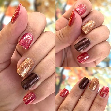 Color Street Cran Apple Spritz Mixed Mani, Brown Colorstreet Combos, Colorstreet Cinnamon Swirl, Crabapple Spritz Color Street, Cran Apple Spritz Color Street Combo, Color Street Cinnamon Swirl, Colorstreet Fall Combos 2023, Spice Of Life Color Street, Color Street Cran Apple Spritz