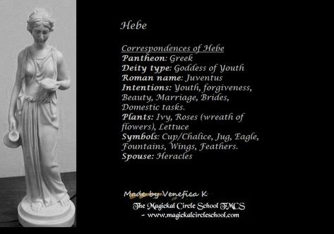 Greek Deities Witchcraft, Hermes Deity Witchcraft, Hestia Goddess Offerings, Hemera Goddess Greek Mythology, Hera Goddess Offerings, Hebe Goddess, Hellenic Polytheism, Magic Things, Percy Jackson Outfits